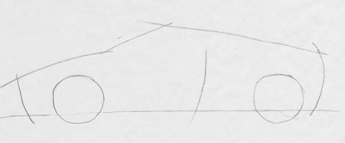 car drawing in tutorial part 1